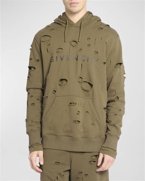 givenchy men jumper|givenchy men's destroyed hoodie.